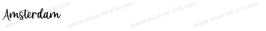 Amsterdam 1字体转换